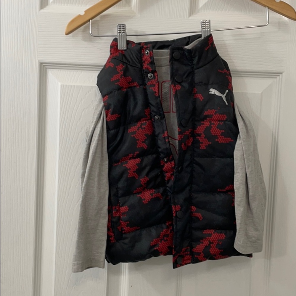 PUMA Set, Vest and long sleeved shirt